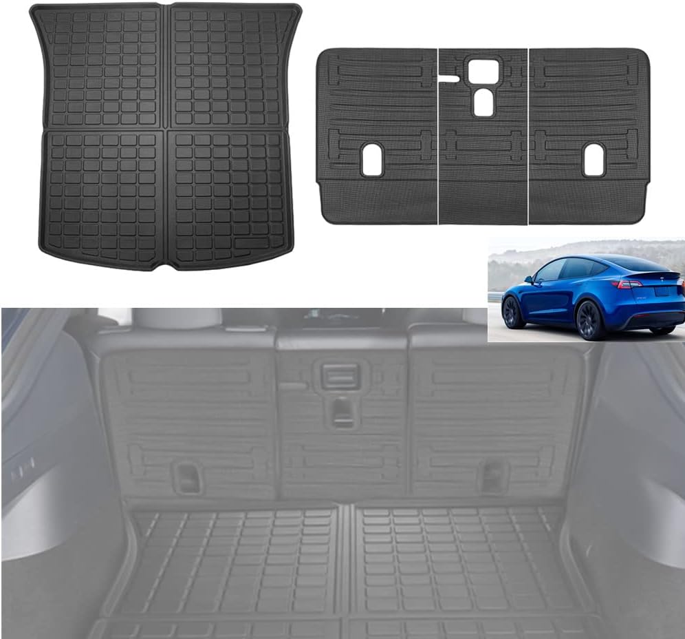 All Weather Cargo Liner Mat with Backrest Mats Set of 4 Y158276