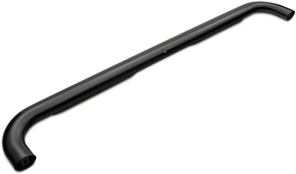 Black 4-Inch Oval Bent End Side Step Bars S4602