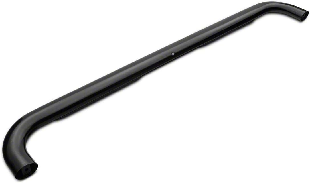 Black 4-Inch Oval Bent End Side Step Bars S4602