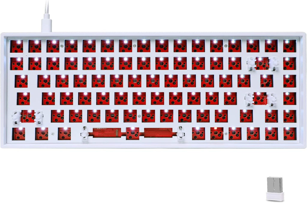 87 Key Hot-swappable Dual-Mode Mechanical Keyboard DIY Kit N708