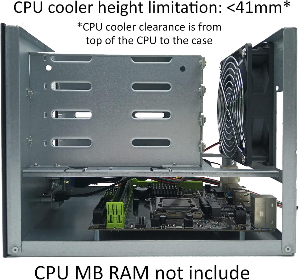 4 Bay NAS Case with Hot Swap Backplane N85652