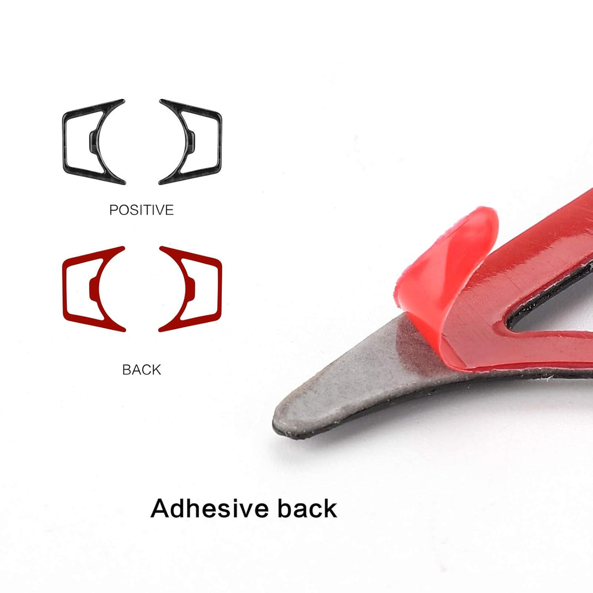 Carbon Fiber Headlight Switch Frame Trim Cover 2PCS V798
