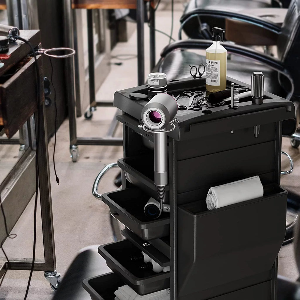 Salon Trolley with Lock 6 Drawers, Rolling Cart P4940