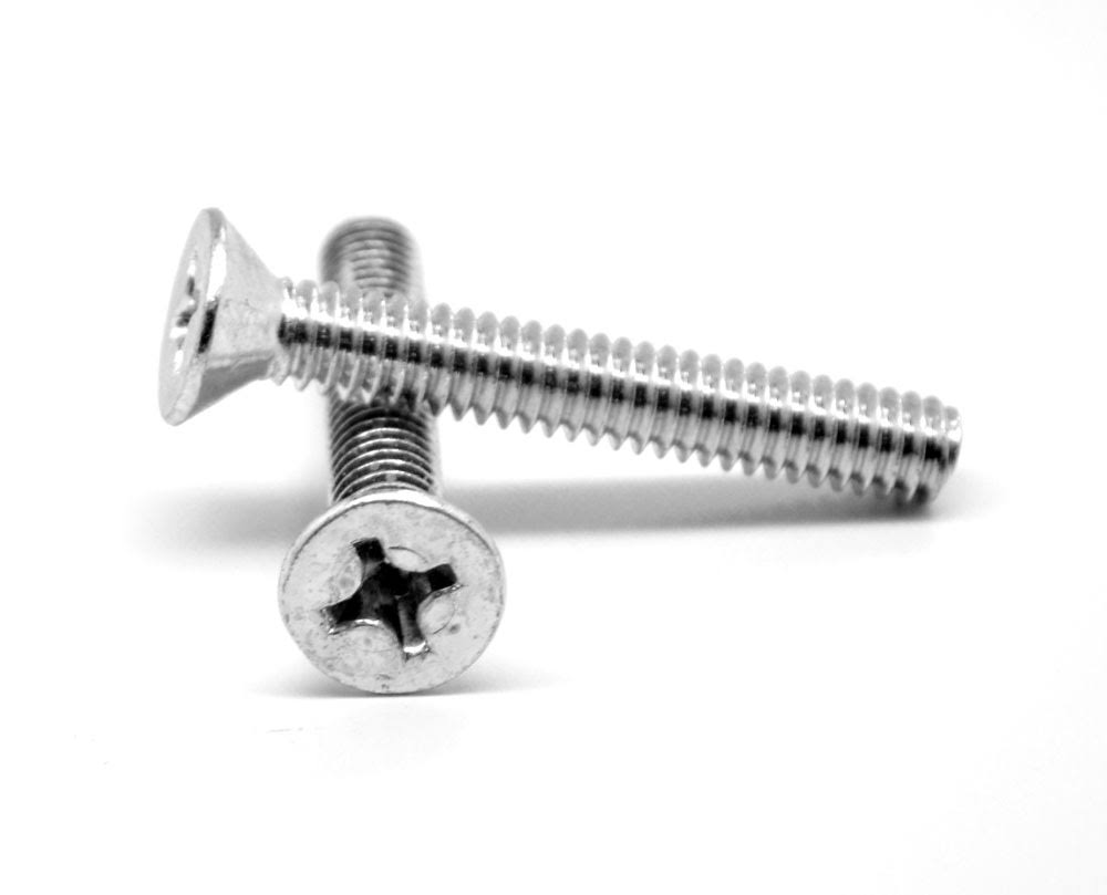 #4-40 x 1 1/2 Coarse Thread Phillips Flat Head Machine Screw K647436