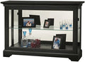 Cherry Bordeaux Finish Glass Curio Cabinet C338