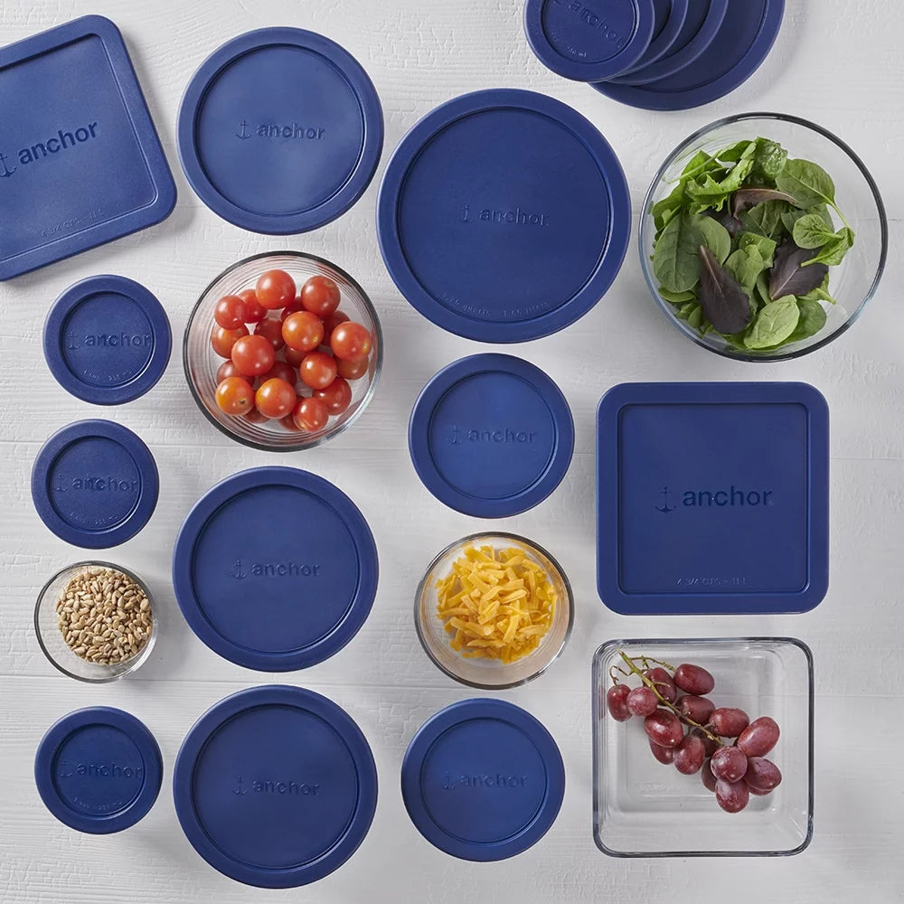 30 Piece Glass Food Storage Containers with Lids P773