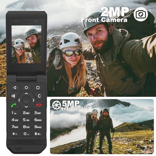 S22 Smart Flip Phone Unlocked 16GB 2.8 Touchscreen Rugged Cell Phone Android 11 IP68 Water Resistant 4G LTE GSM K87050