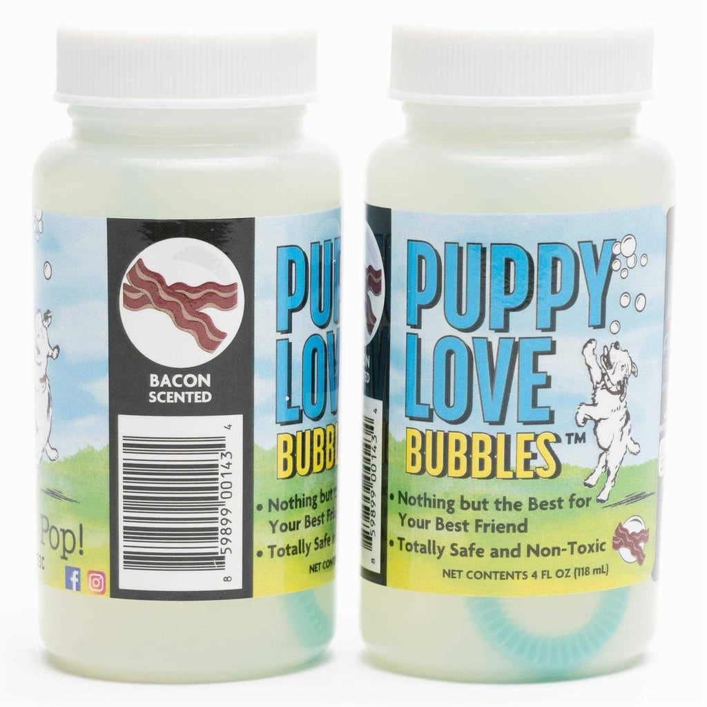 Peanut Butter & Bacon Scented Bubbles 4 oz Bottle 2 Pack for Dogs Z642664