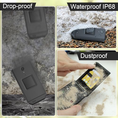 S22 Smart Flip Phone Unlocked 16GB 2.8 Touchscreen Rugged Cell Phone Android 11 IP68 Water Resistant 4G LTE GSM K87050
