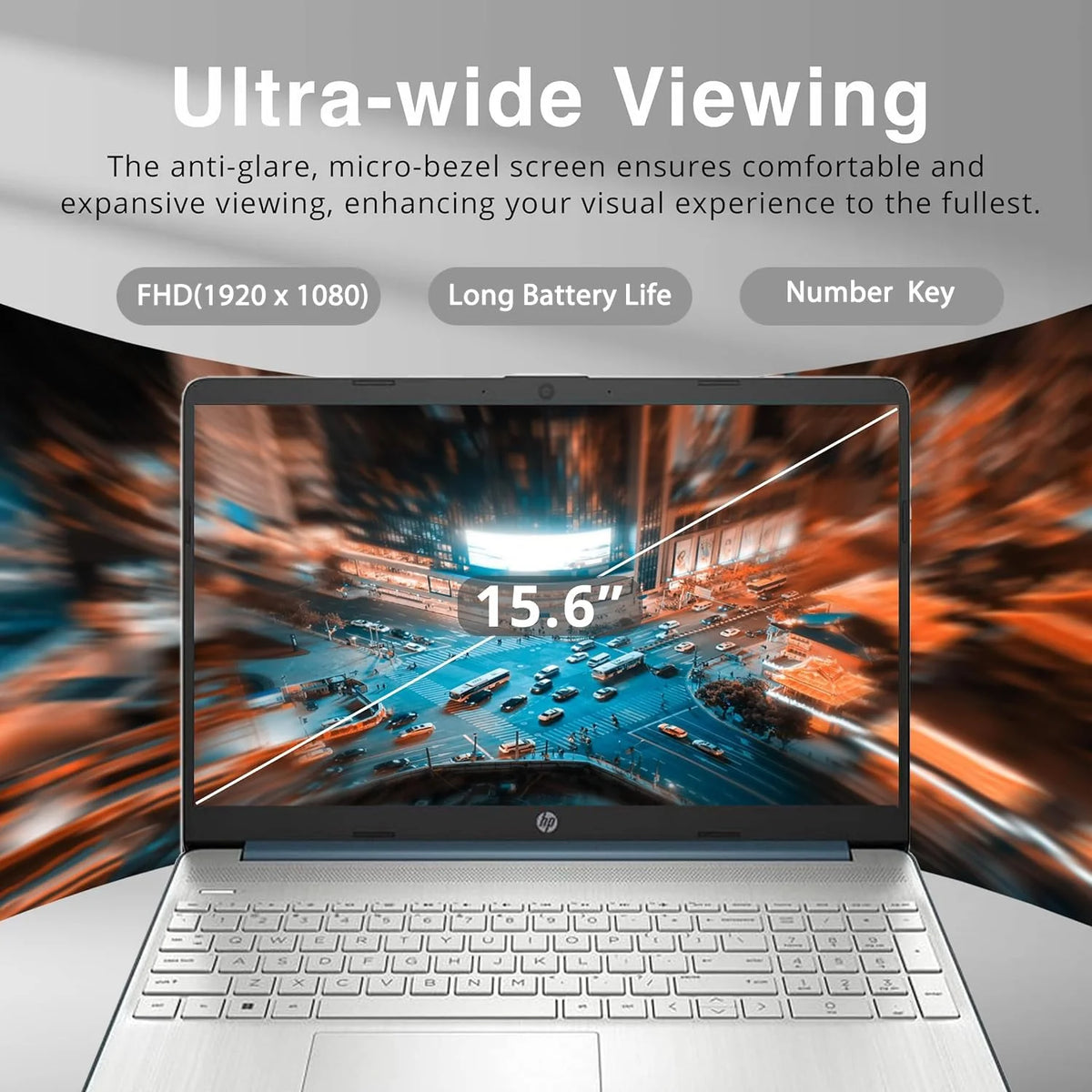 15.6 Inch FHD AMD Ryzen 5 5500U 32GB RAM 1TB SSD Windows 11 Pro Laptop E56349