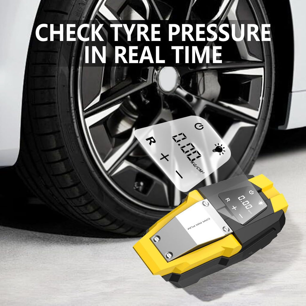 Portable 150 PSI 12V Electric Air Compressor Tire Inflator with Digital Pressure Gauge N670552