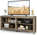 Wood Corner TV Stand with Storage Shelf W842