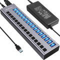 16 Ports USB 3.0 Data Hub with On/Off Switches and Power Adapter S826787