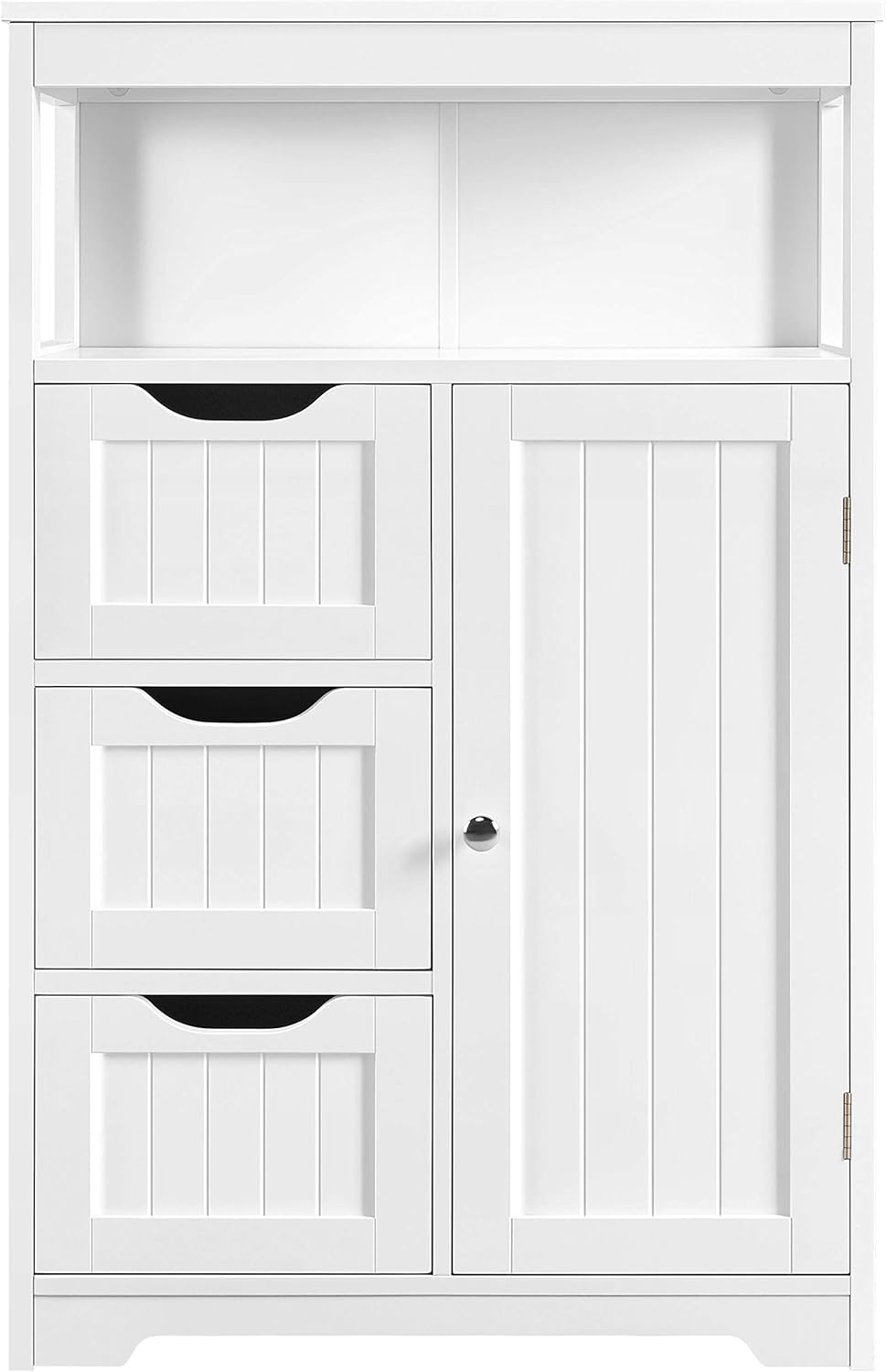 Navy Blue Wooden Storage Cabinet Y181144