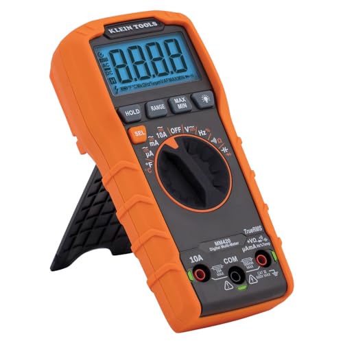 Slim Digital Multimeter with Reverse Contrast Display E297351