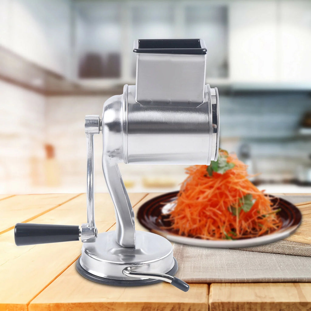 Stainless Steel Rotary Drum Grater with 5 Blades V69592