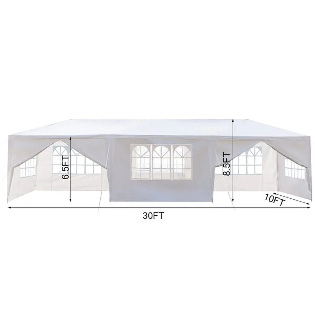 10'x30' Outdoor Canopy Party Wedding Tent with 8 Removable Sidewalls P1553