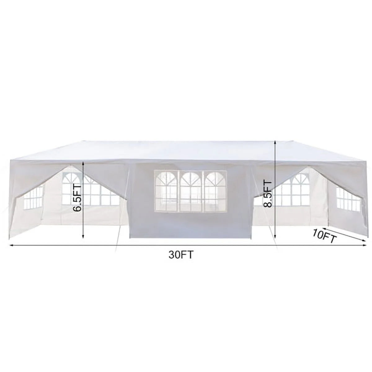 10'x30' Outdoor Canopy Party Wedding Tent with 8 Removable Sidewalls P1553