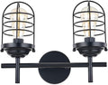 Black Vanity Light Wall Sconce W356