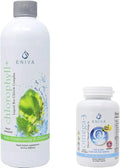 Liquid Chlorophyll Supergreens 16oz and Omega-3 Fish Oil 60 caps Bundle O187585