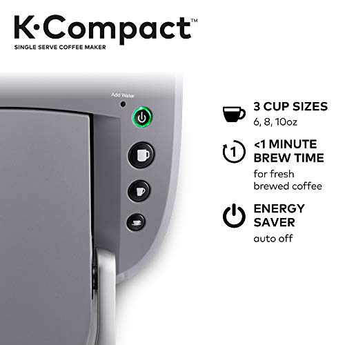 Black Single-Serve Coffee Maker with 3 Brew Sizes X988841