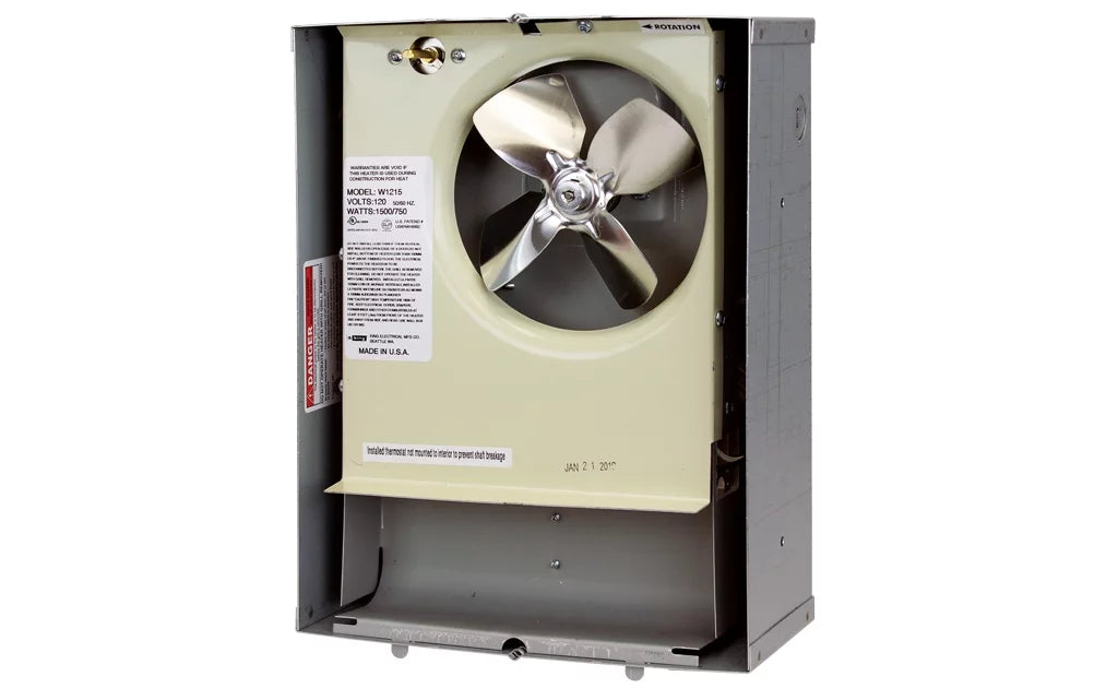 King Electric Wall Heater, 120V / 1500-750W, White C16453