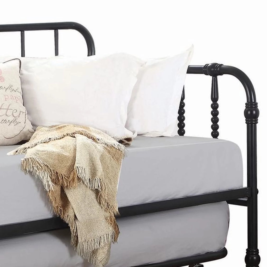 Metal Twin Size Daybed with Trundle T851