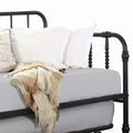 Metal Twin Size Daybed with Trundle T851