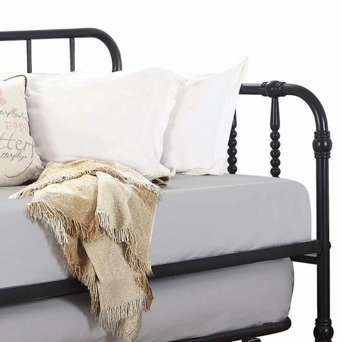 Metal Twin Size Daybed with Trundle T851