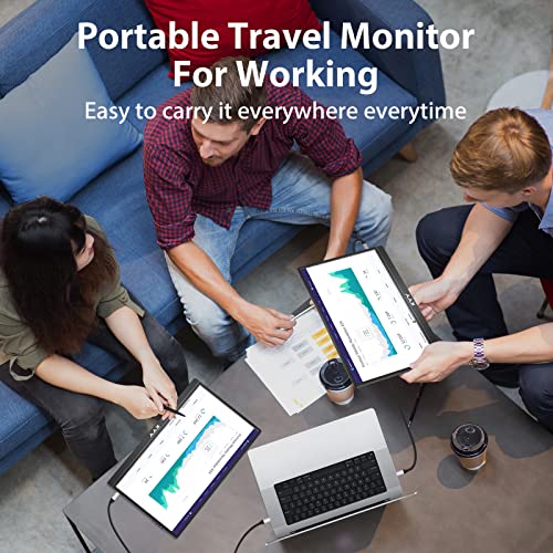 15.6'' FHD 1080P Portable Monitor with Smart Cover Bag J29770