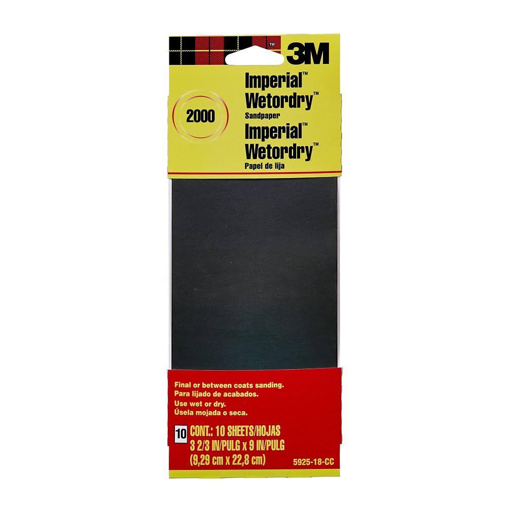 2000 Grit Sandpaper 10-Pack J8595