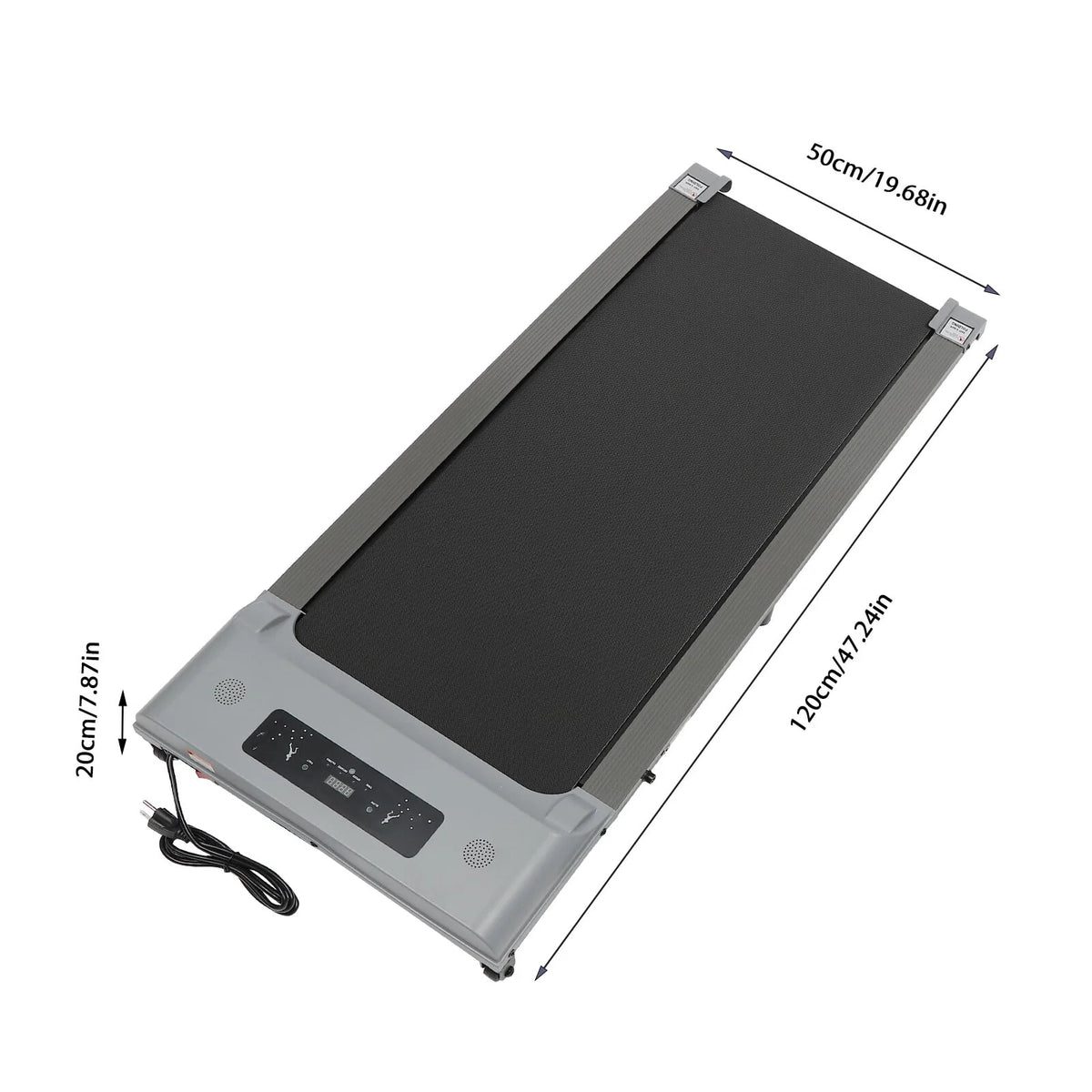 2 in 1 LED Folding Treadmill K460617