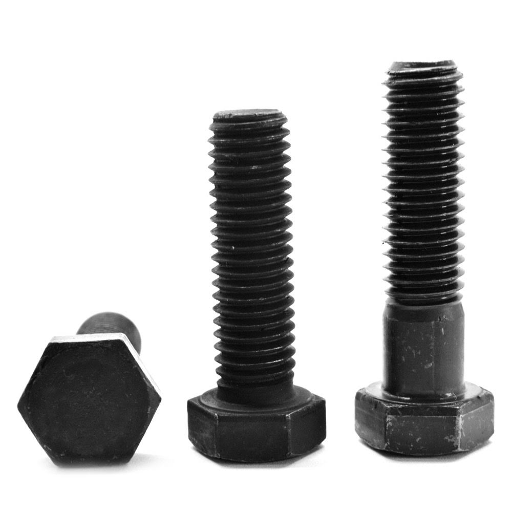 1 1/8x22-7 x 3x22 Coarse Thread Grade 5 Hex Cap Screw Medium Carbon Steel Black Oxide T85005