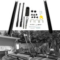 Bike Car Upright Roof Carrier Rack Locking Bike Mount Bracket with Wheel Straps and Lock Pack of 2 V355