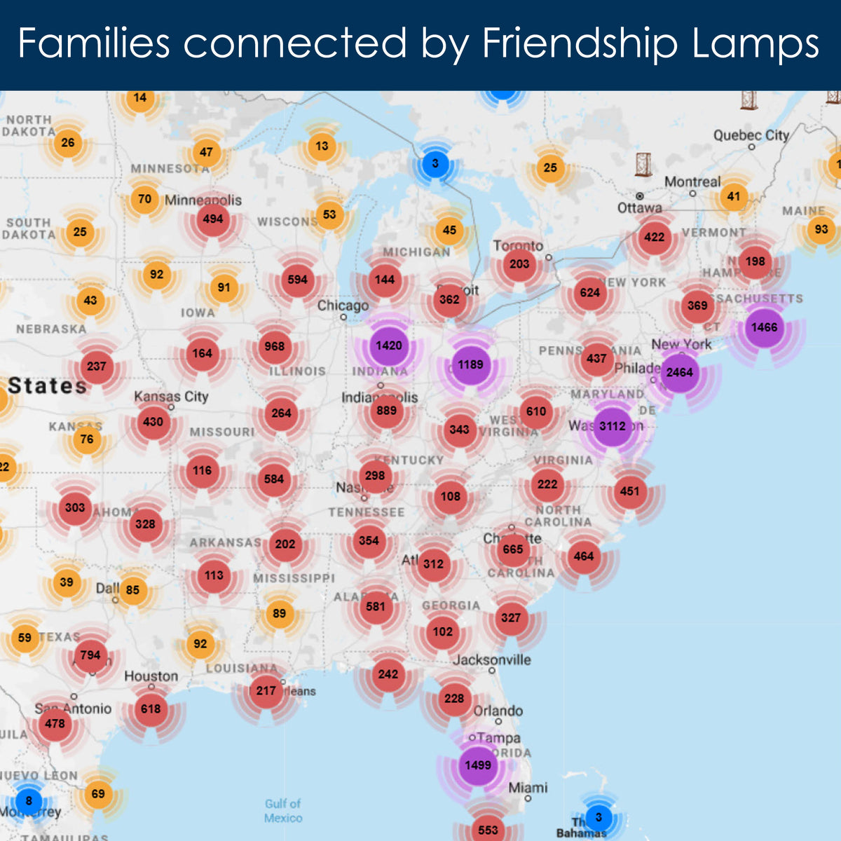 Set of 2 Friendship Lamps Z4341