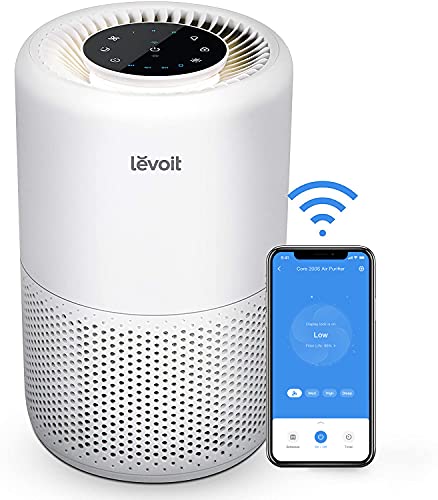 White Smart WiFi Air Purifier T89574
