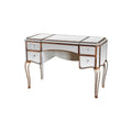 Solid Wood Jewelry Desk with Mirror N158