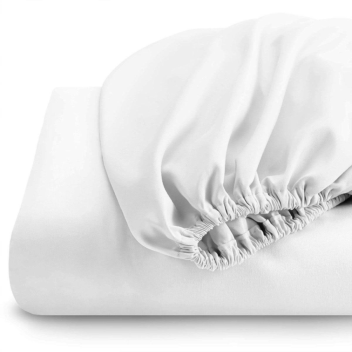 608TC 100% Cotton Split Top California King Fitted Sheet J58000