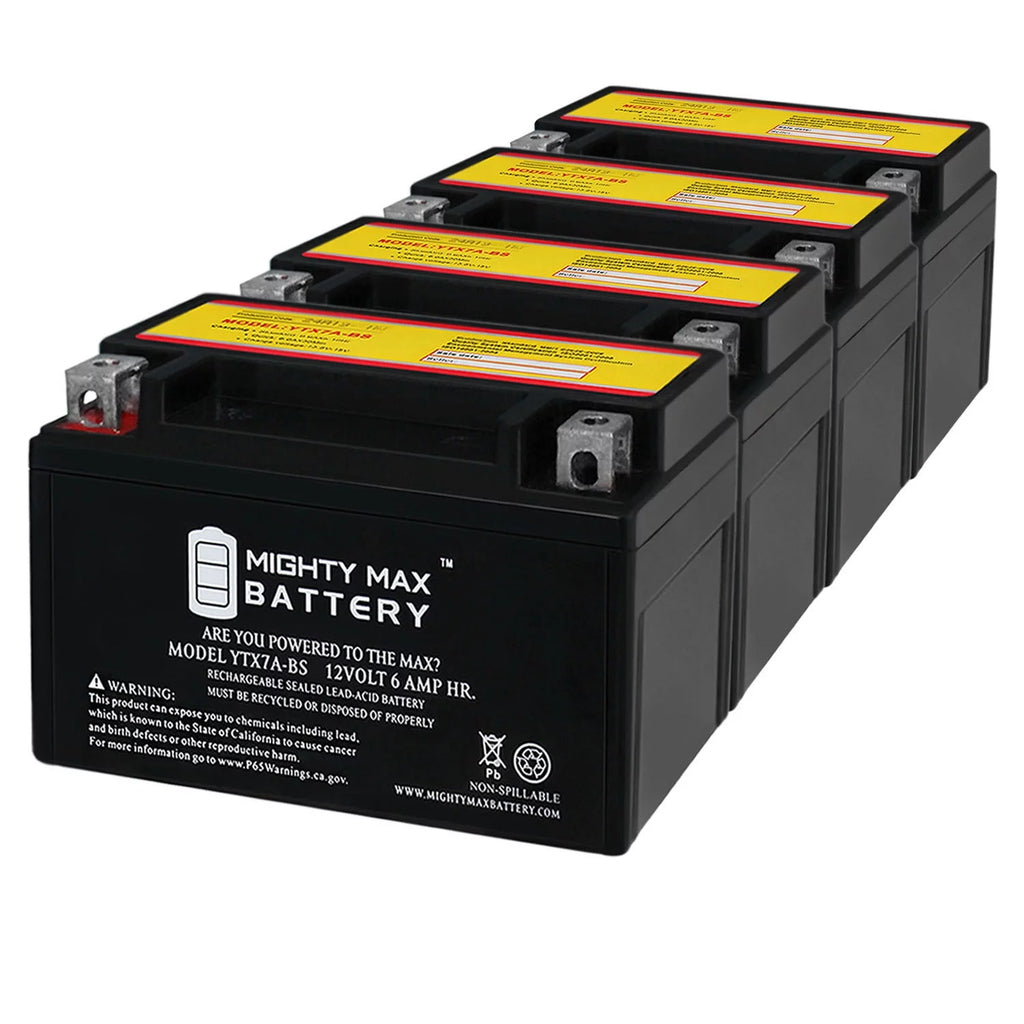12 Volt 6 AH Rechargeable Maintenance Free SLA AGM Motorcycle Battery K1519