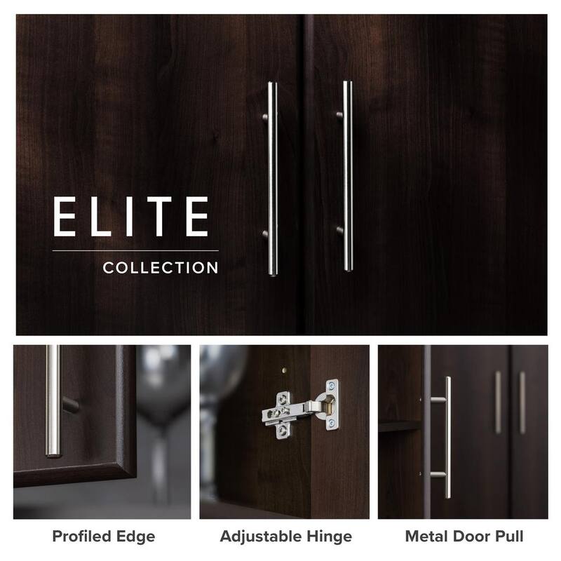 Wood Freestanding Garage Cabinet in Espresso R190