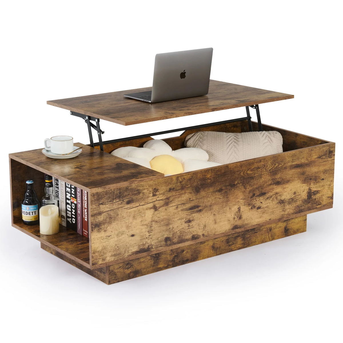 Lift Top Coffee Table with Storage Compartment Q243