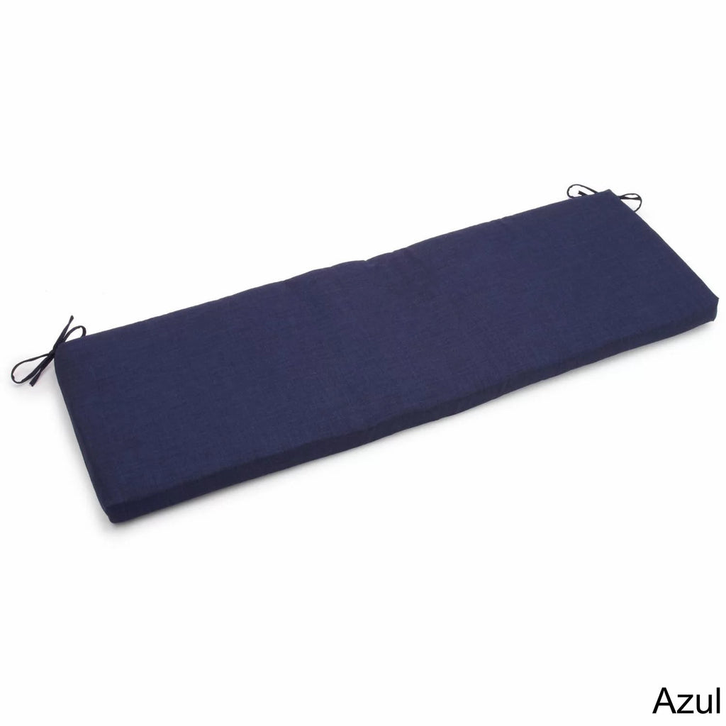 Solid Outdoor Spun Polyester Bench Cushion A34659