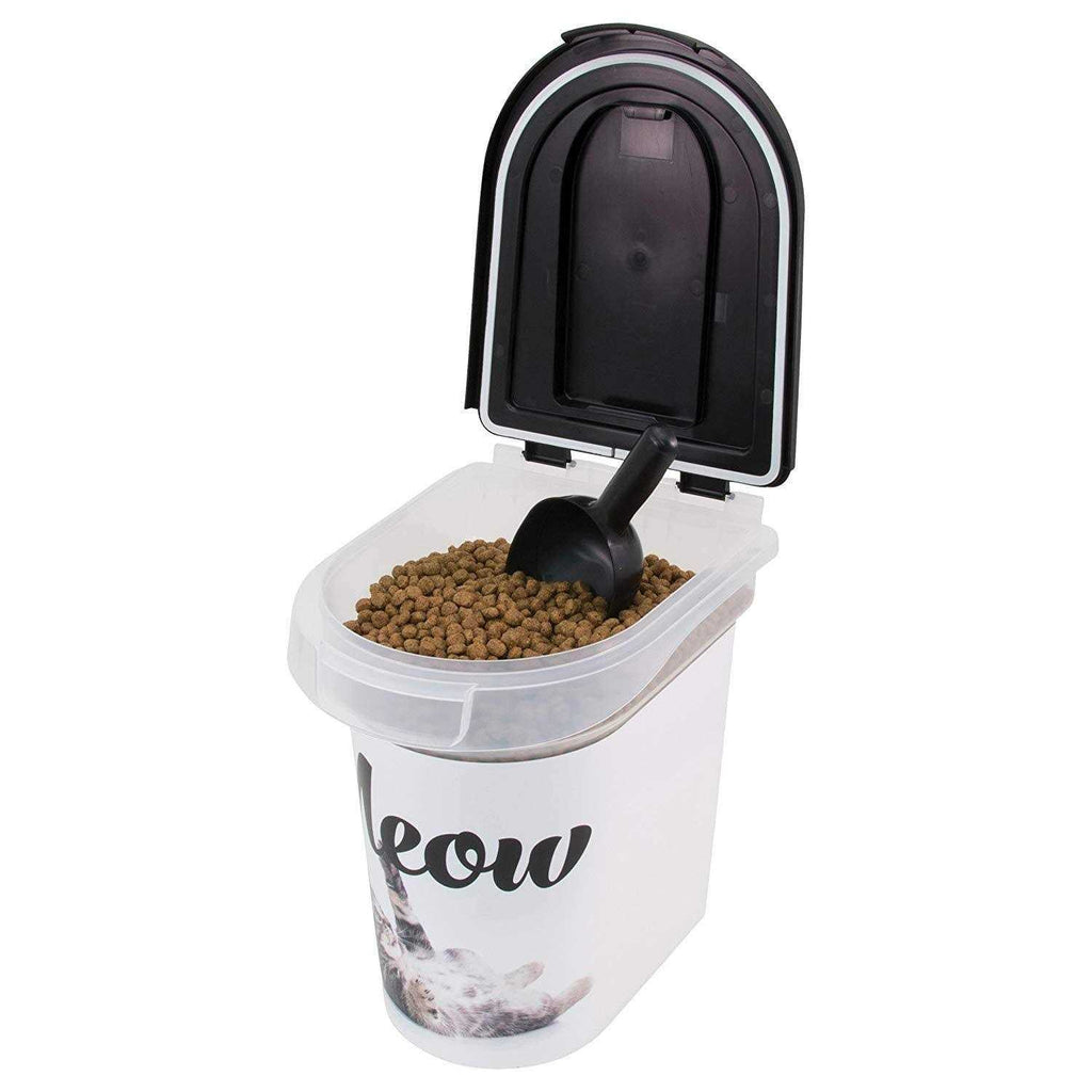 15 lbs Plastic Food Bin with Scoop E258