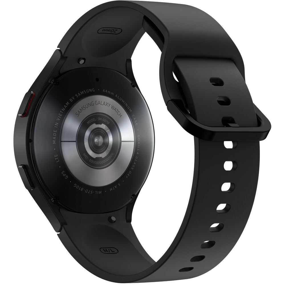 Refurbished Samsung Galaxy Watch4 Aluminum Smartwatch 44mm LTE Black O560695