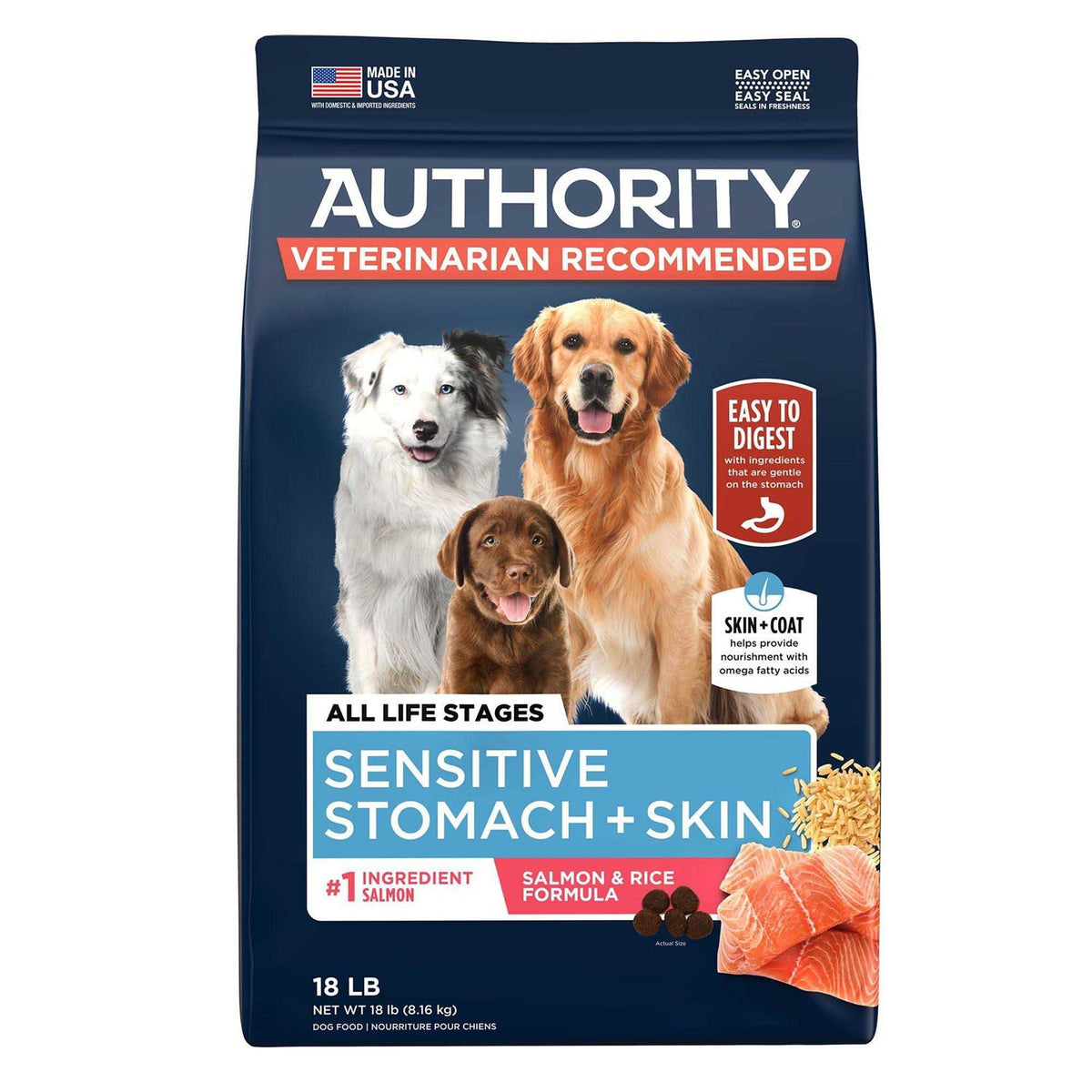 Sensitive Stomach and Skin Dry Dog Food J600
