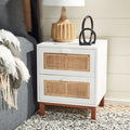 White 2 Drawer Nightstand B730997
