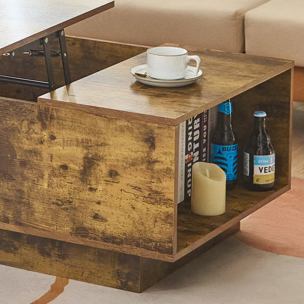 Lift Top Coffee Table with Storage Compartment Q243