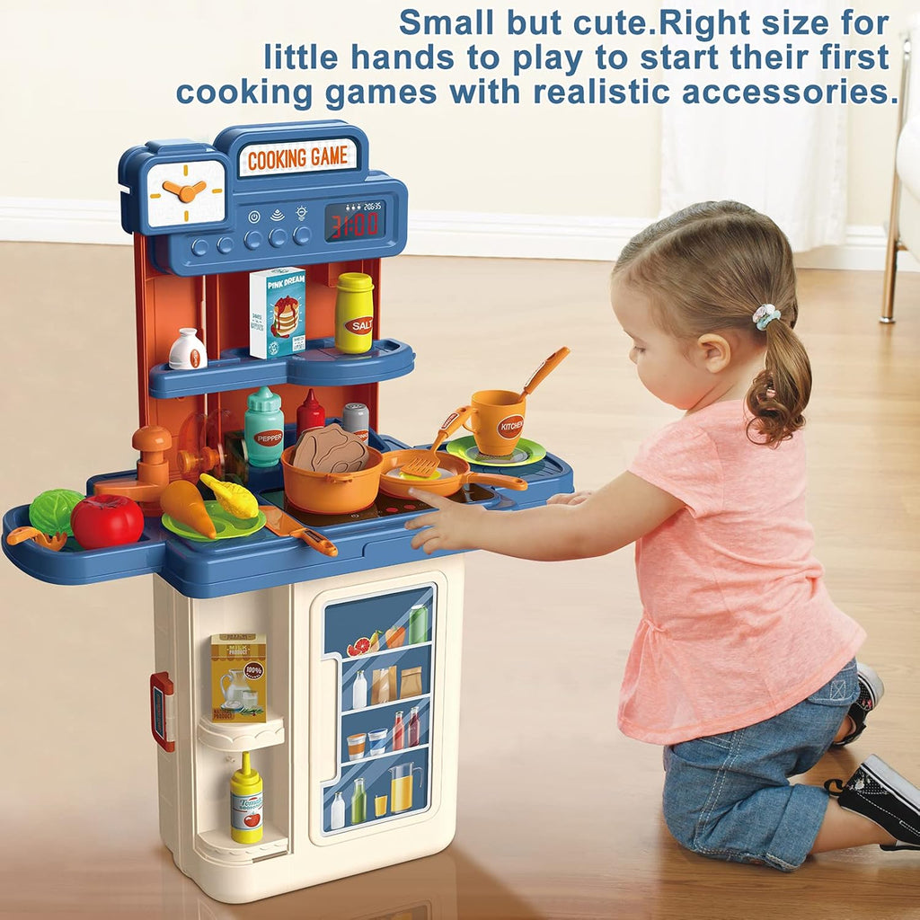 4 in 1 Kitchen Playset with 41pcs Realistic Cooking Accessories R40514