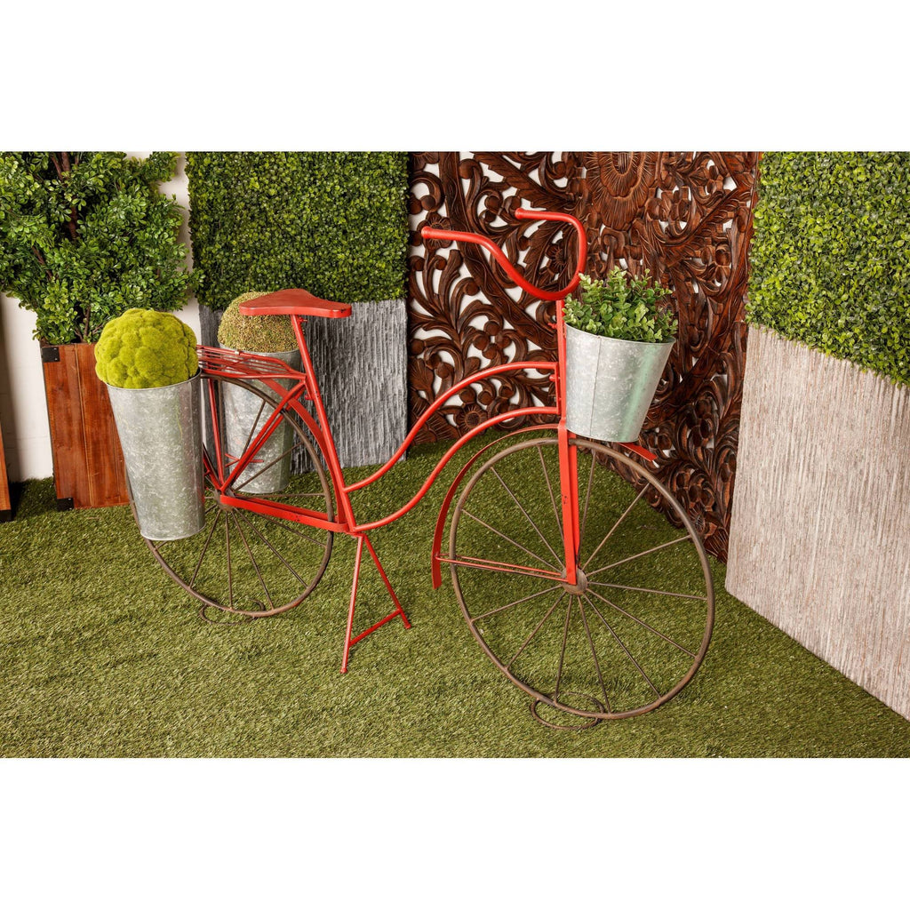 Vintage Red Bicycle Plant Stand L723381