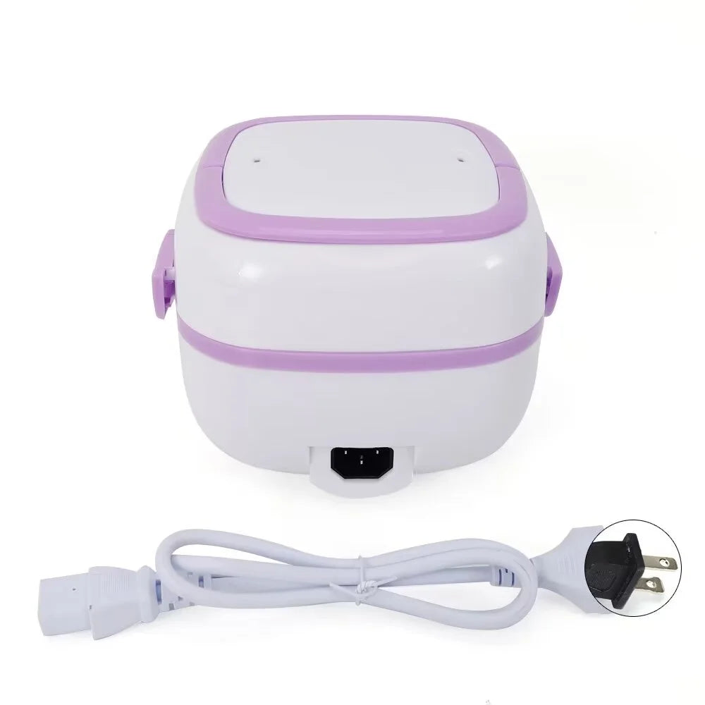 Portable Electric Lunch Box Food Heater 1L Stainless Steel Y8718